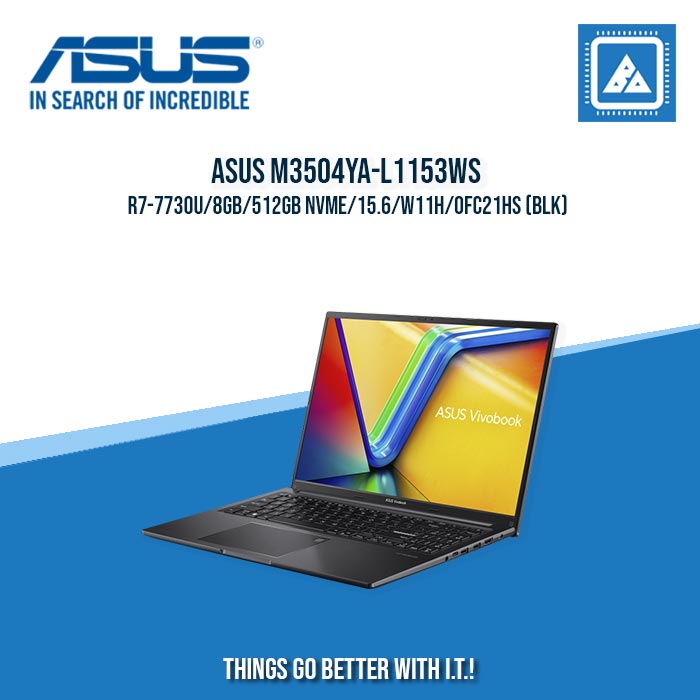 ASUS M3504YA-L1153WS R7-7730U/8GB/512GB NVME | BEST FOR STUDENTS AND FREELANCERS LAPTOP ASUS M3504YA-L1153WS R7-7730U/8GB/512GB NVME | BEST FOR STUDENTS AND FREELANCERS LAPTOP